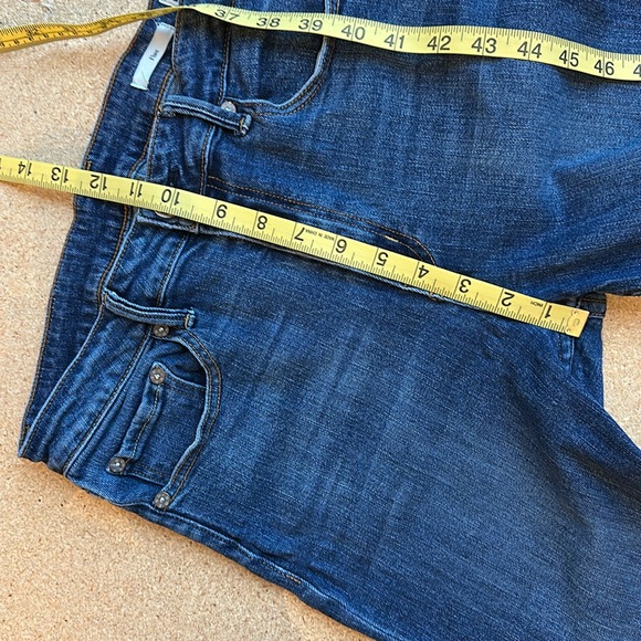 Women's premium NoEnd Blue Jeans, high rise flare - Picture 6 of 15